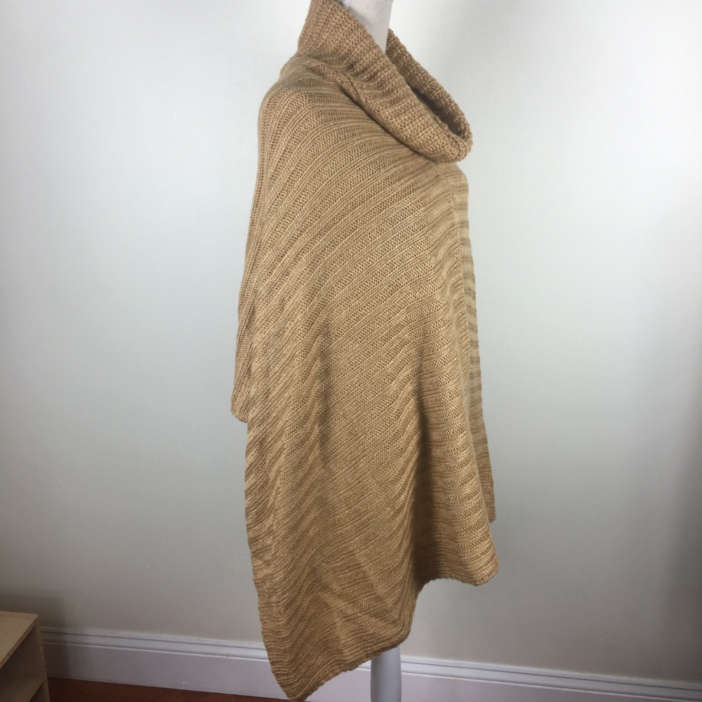 Versatile Cowl Neck Cape Sweater - One-Size - NEW